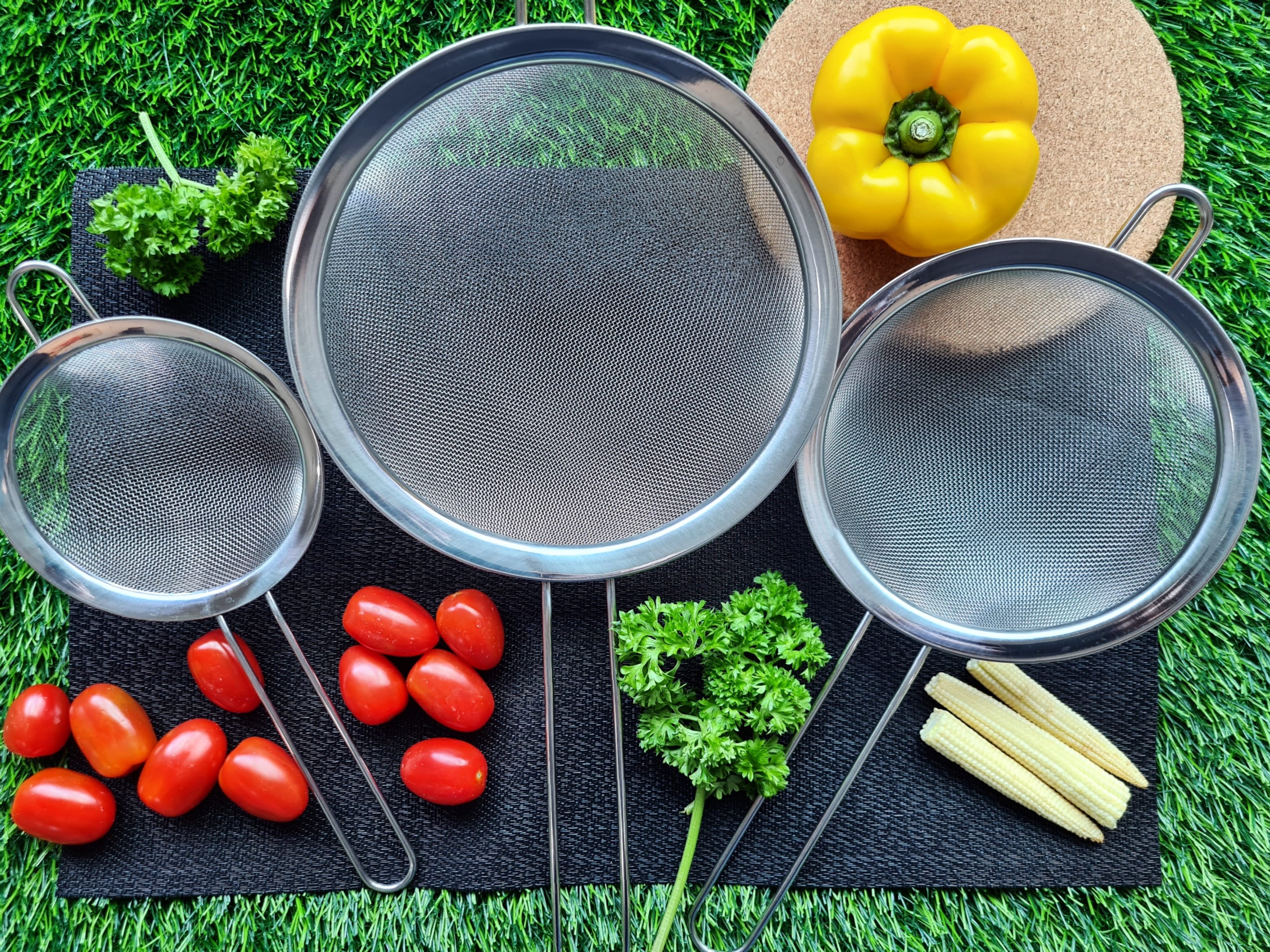 FUKURO STAINLESS STEEL STRAINER M HH 0360
