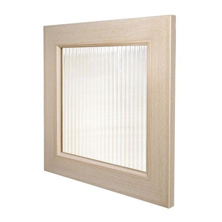 SINGLE CABINET/WARDROBE DOOR FURDINI PATTERNED GLASS 39.7X39.6CM PINE OAK [EXCLUSIVE FROM HOMEPRO THAILAND]