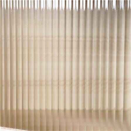 SINGLE CABINET/WARDROBE DOOR FURDINI PATTERNED GLASS 39.7X39.6CM PINE OAK [EXCLUSIVE FROM HOMEPRO THAILAND]