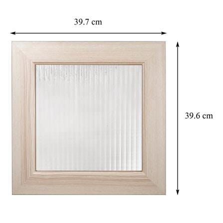 SINGLE CABINET/WARDROBE DOOR FURDINI PATTERNED GLASS 39.7X39.6CM PINE OAK [EXCLUSIVE FROM HOMEPRO THAILAND]