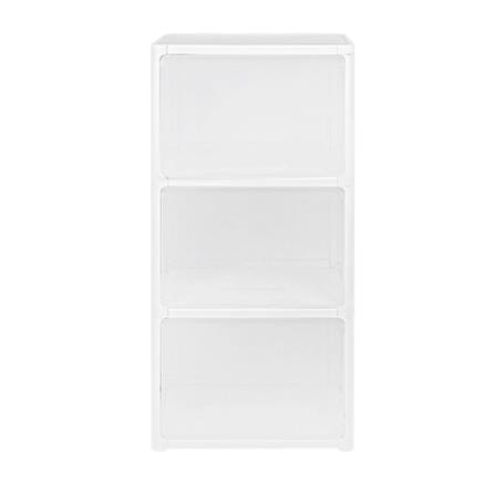 3 TIER DRAWER CATE STACKO 51X35X101CM WHITE