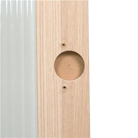 SINGLE CABINET/WARDROBE DOOR FURDINI KEEPER PATTERNED GLASS 39.5X191.6CM PINE OAK [EXCLUSIVE FROM HOMEPRO THAILAND]