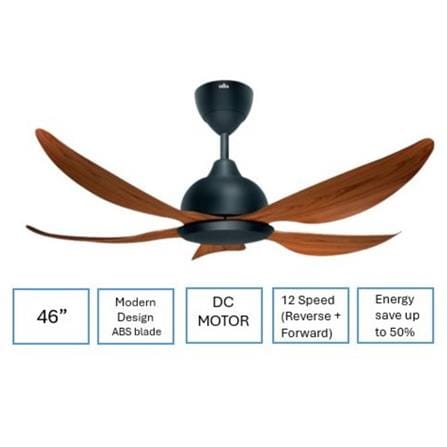 DEKA CEILING FAN GENO 46 OAK 5B 46"