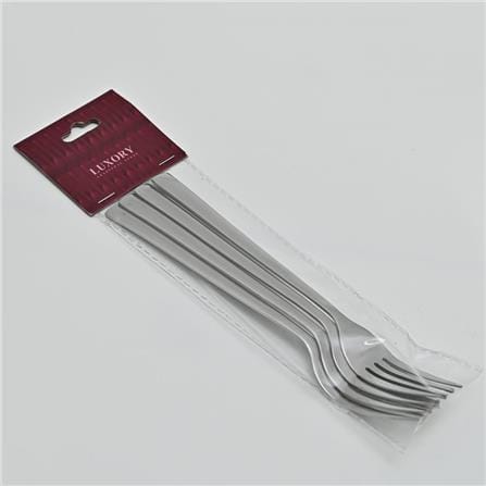 LUXORY STAINLESS STEEL DESSERT FORK 4PC CT-18-4