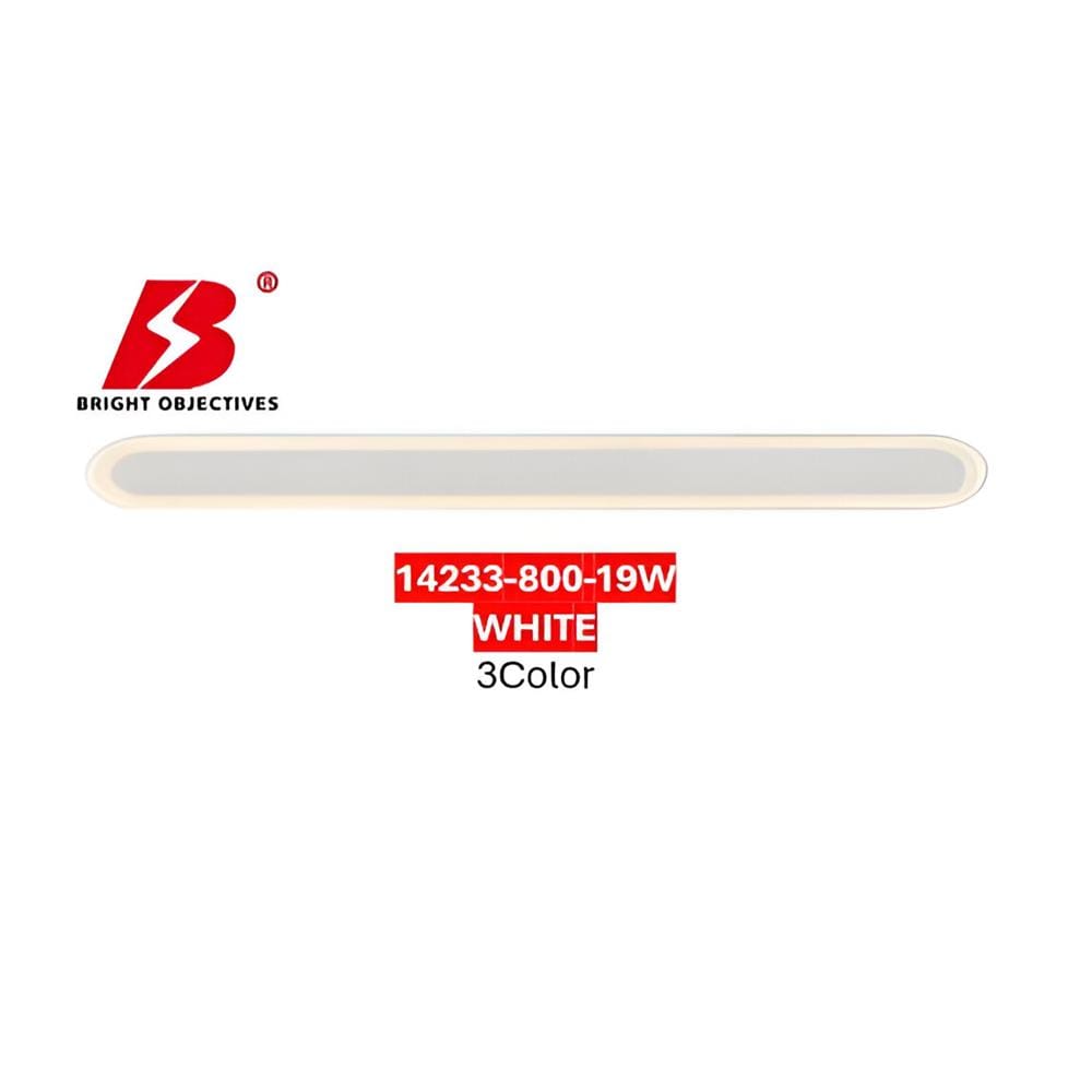 BRIGHT OBJECTIVES WALL LAMP 14233/800 WH 3 COLOR 19 WATT WHITE