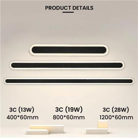 BRIGHT OBJECTIVES WALL LAMP 14233/800 WH 3 COLOR 19 WATT WHITE