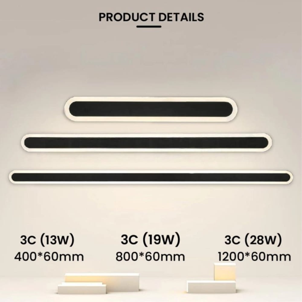 BRIGHT OBJECTIVES WALL LAMP 14233/400 WH 3 COLOR 13 WATT WHITE