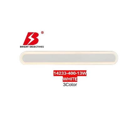 BRIGHT OBJECTIVES WALL LAMP 14233/400 WH 3 COLOR 13 WATT WHITE
