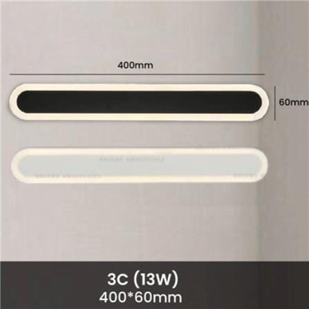 BRIGHT OBJECTIVES WALL LAMP 14233/400 WH 3 COLOR 13 WATT WHITE
