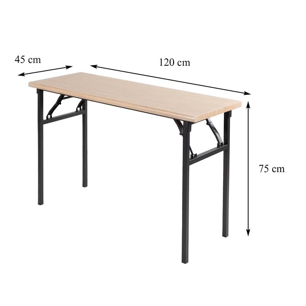 FOLDING TABLE FURDINI T15 META 45X120CM OAK [EXCLUSIVE FROM HOMEPRO THAILAND]
