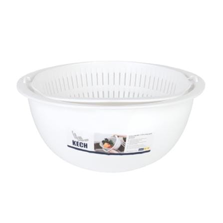 VEGETABLE WASHING BASKET SET KECH VEGGI WHITE/GREY