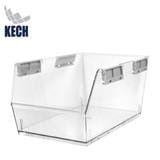 STACKABLE STORAGE AGLOW KECH LARGE CLEAR