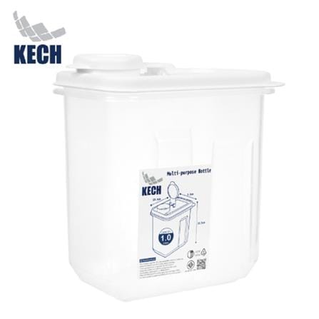 CANISTER PP 1L CLOUD KECH CLEAR 13.5X9X15.5CM