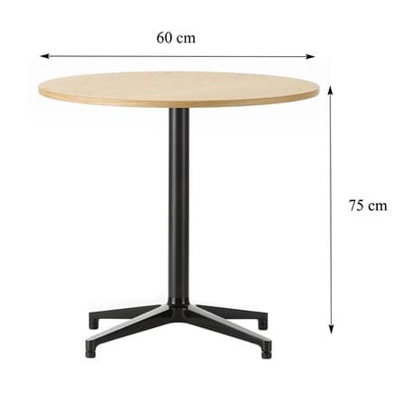 MULTIPURPOSE TABLE FURDINI WITCH 60CM NATURAL/BLACK [EXCLUSIVE FROM HOMEPRO THAILAND]