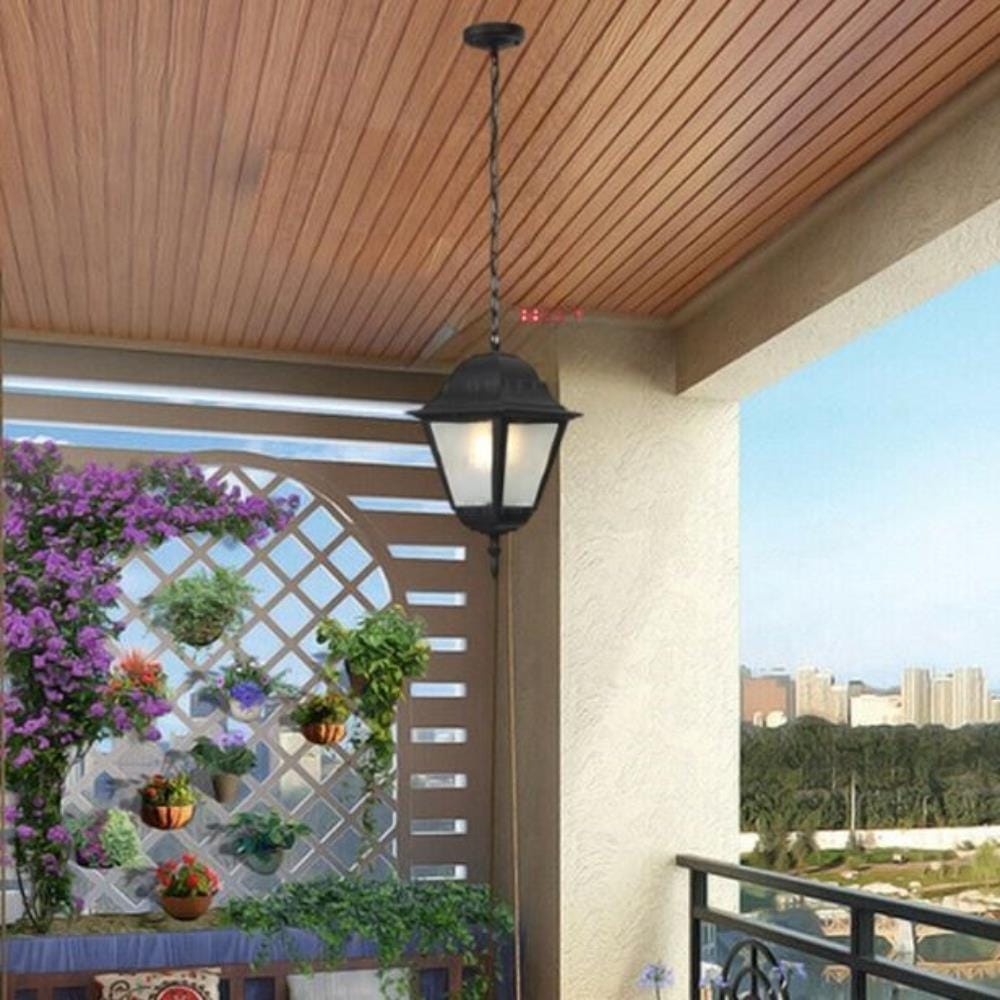 PRE-ORDER BRIGHT OBJECTIVES PENDANT OUTDOOR LAMP 8823/P 900MM E27 BLACK