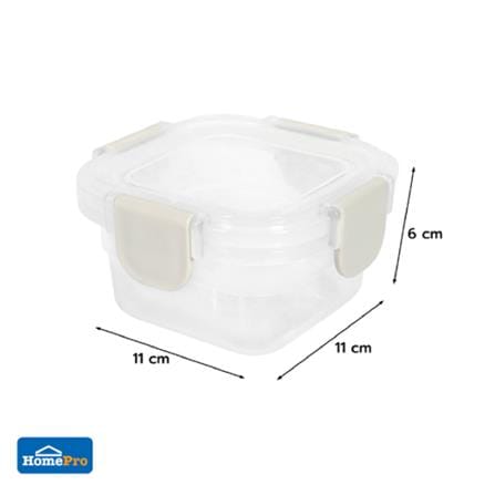 FOOD CONTAINER 0.24L KECH NEXT2840 CREAM 11X6CM