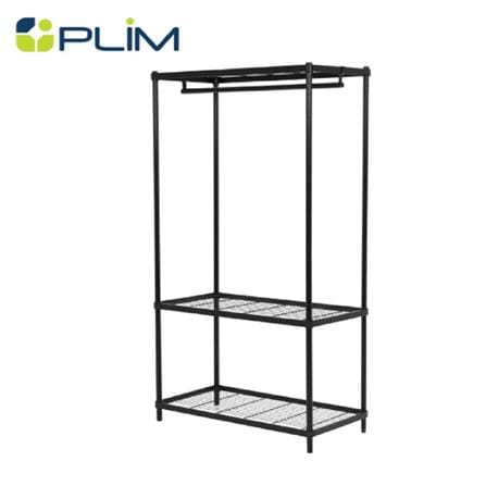 CLOTHES RACK PLIM LINEAR WR90-1-180 90X45X180CM BLACK