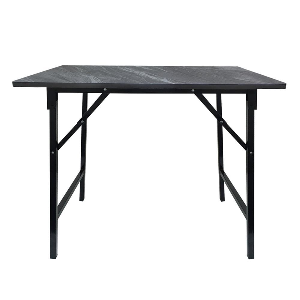 MULTIPURPOSE RECTANGULAR TABLE FURDINI 60X90CM BLACK STONE PATTERN [EXCLUSIVE FROM HOMEPRO THAILAND]