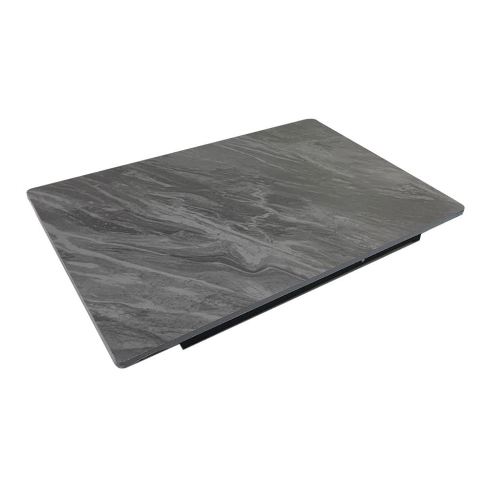 MULTIPURPOSE RECTANGULAR TABLE FURDINI 60X90CM BLACK STONE PATTERN [EXCLUSIVE FROM HOMEPRO THAILAND]
