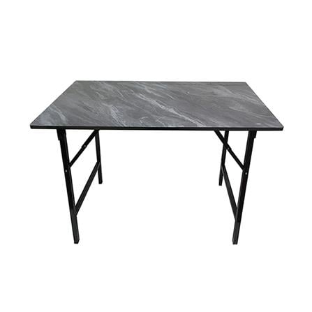 MULTIPURPOSE RECTANGULAR TABLE FURDINI 60X90CM BLACK STONE PATTERN [EXCLUSIVE FROM HOMEPRO THAILAND]