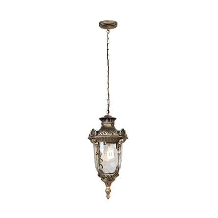 PRE-ORDER BRIGHT OBJECTIVES PENDANT OUTDOOR LAMP 8829/P 900MM E27 ANTIQUE BRASS