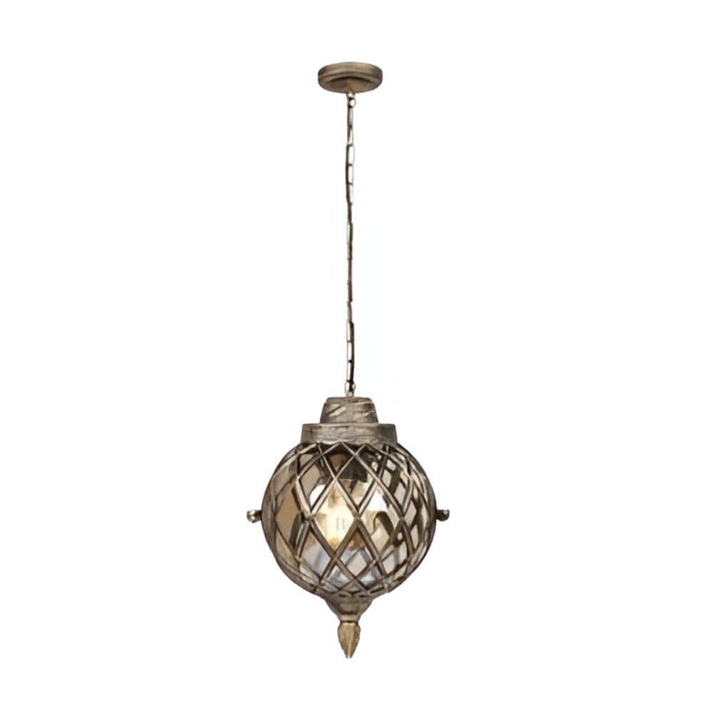 PRE-ORDER BRIGHT OBJECTIVES PENDANT OUTDOOR LAMP 8826/P 900MM E27 ANTIQUE BRASS