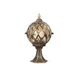 PRE-ORDER BRIGHT OBJECTIVES GATE LAMP 8826/S 420MM E27 ANTIQUE BRASS