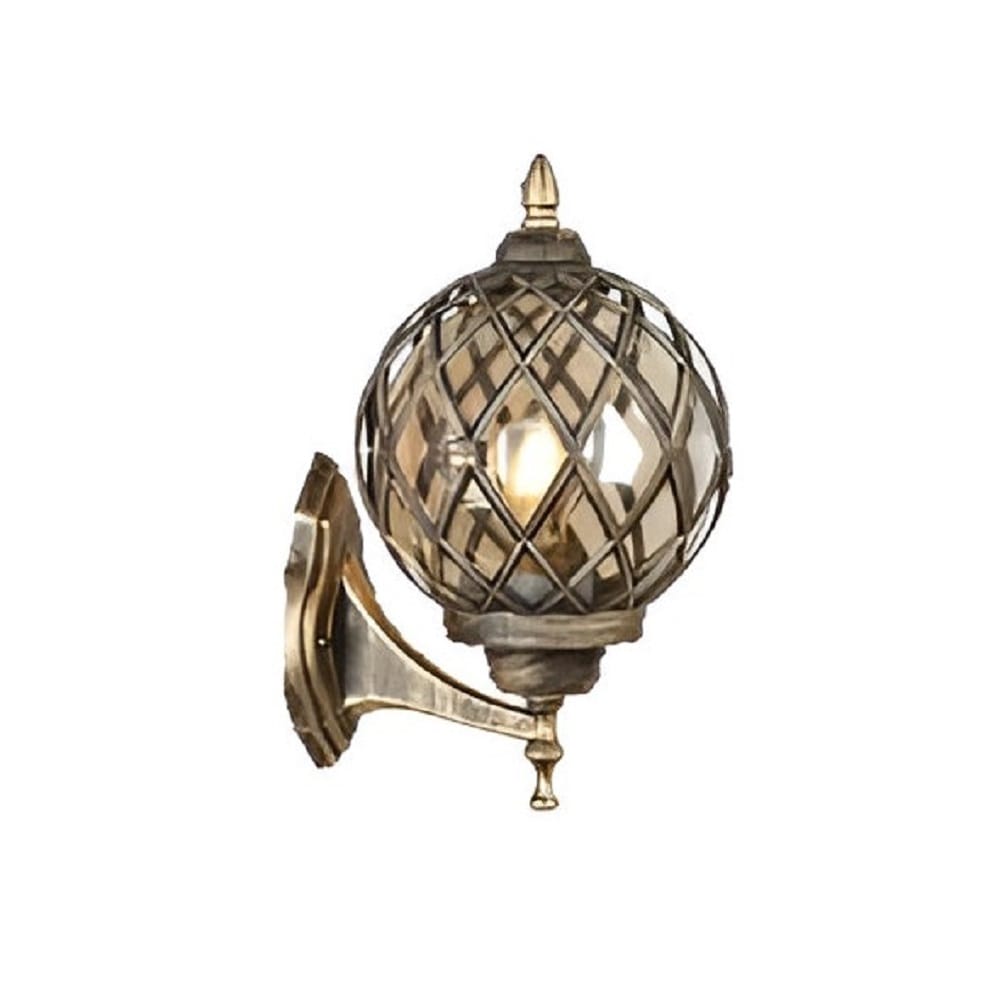PRE-ORDER BRIGHT OBJECTIVES WALL OUTDOOR 8827/W 430MM E27 ANTIQUE BRASS