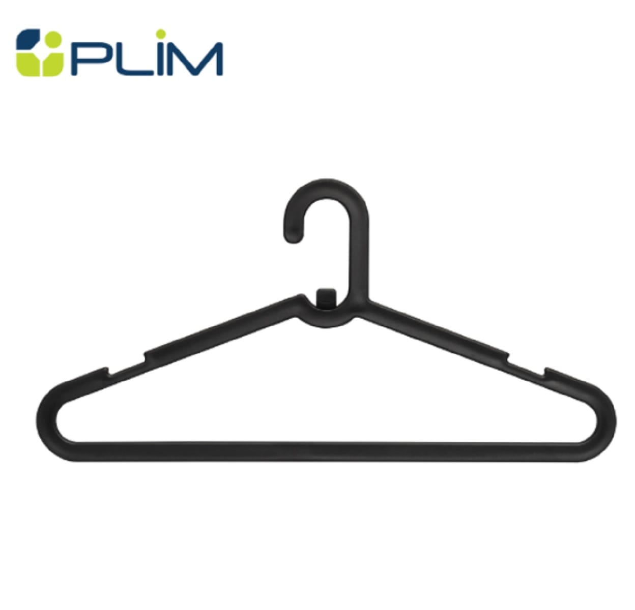 CLOTHES HANGER STACK BLACK PLIM (1x6)