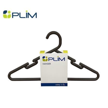 CLOTHES HANGER WATSON BLACK PLIM(1x5)