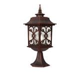 PRE-ORDER BRIGHT OBJECTIVES GATE LAMP 8835/S 480MM E27 RED ANTIQUE BRASS