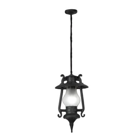 PRE-ORDER BRIGHT OBJECTIVES PENDANT OUTDOOR LAMP 8836/P 900MM E27 BLACK