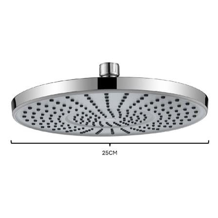 SORENTO SHOWER HEAD SRTSH2625-GRY 25CM GREY