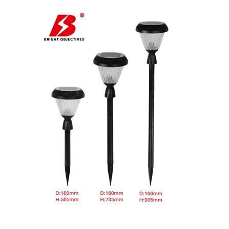 PRE-ORDER BRIGHT OBJECTIVES SOLAR LED BOLLARD 8856 3C 1.5W 905MM-POINTED