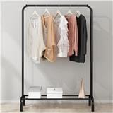 CLOTH RACK PLIM SIMPLE 105CM BLACK 105X43X154CM