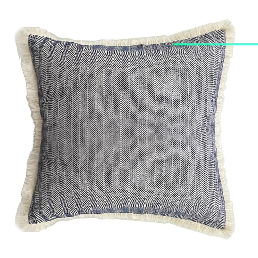 HOME LIVING STYLE CUSHION WAVERLY 18X18 BLUE