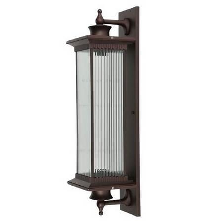 PRE-ORDER BRIGHT OBJECTIVES WALL OUTDOOR 8862 800MM E27 RED ANTIQUE BRASS