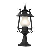 PRE-ORDER BRIGHT OBJECTIVES GATE LAMP 8836/S 455MM E27 BLACK