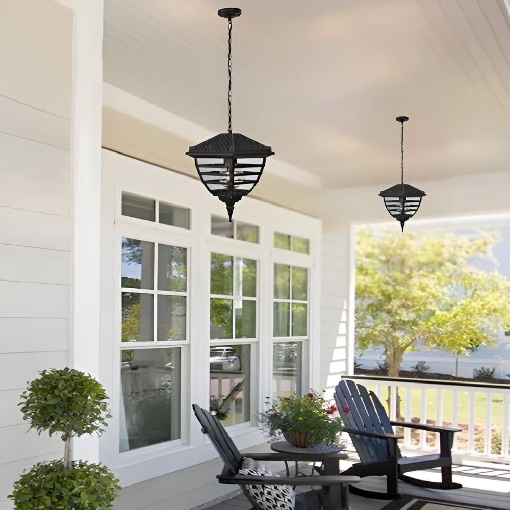 PRE-ORDER BRIGHT OBJECTIVES PENDANT OUTDOOR LAMP 8839/P 900MM E27 BLACK