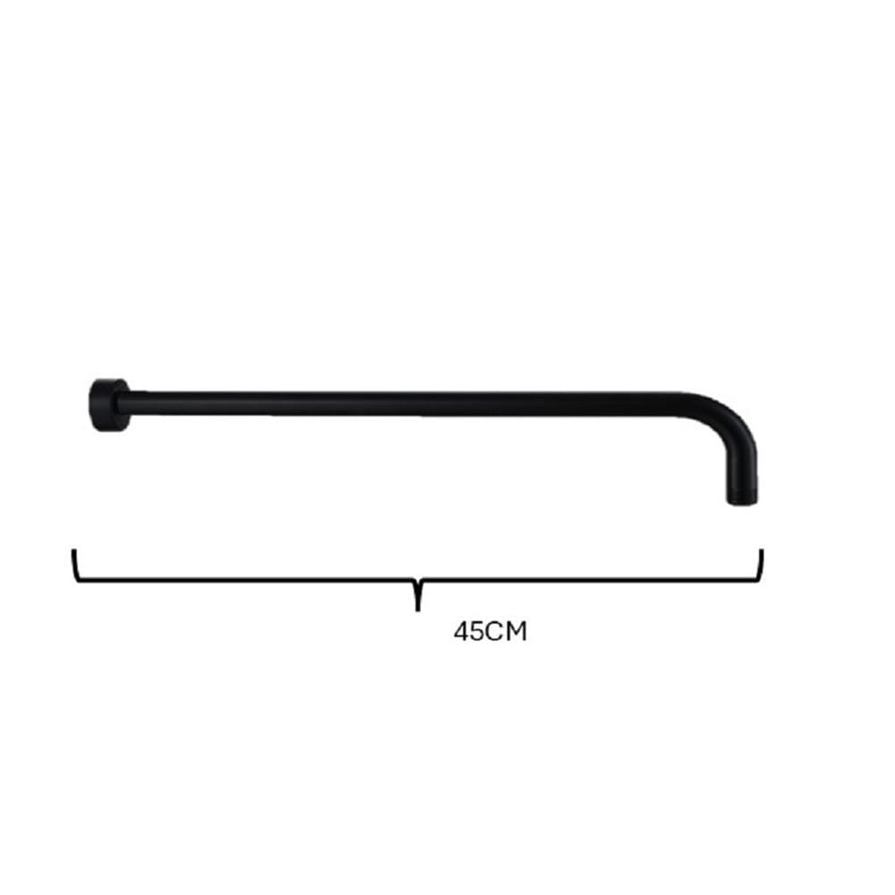 SORENTO SHOWER ARM 45CM SRTSA840-BL MATT BLACK