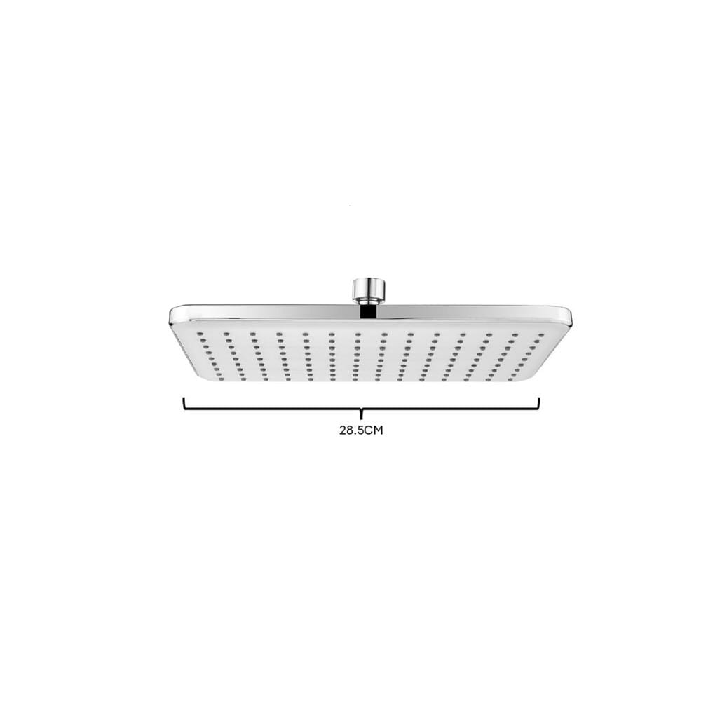 SORENTO RECTANGULAR SHOWER HEAD  28.5CM SRTSH2626-GRY ABS
