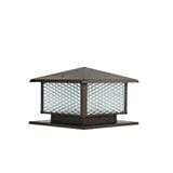 PRE-ORDER BRIGHT OBJECTIVES GATE LAMP 8872 200MM E27 DARK BROWN