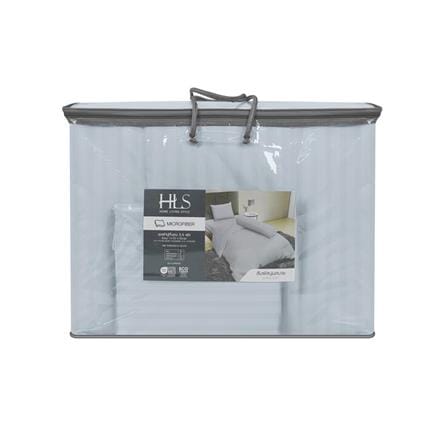 BEDDING SET 3.5FT 4PCS HOME LIVING STYLE FLORENCE GREY [EXCLUSIVE FROM HOMEPRO THAILAND]