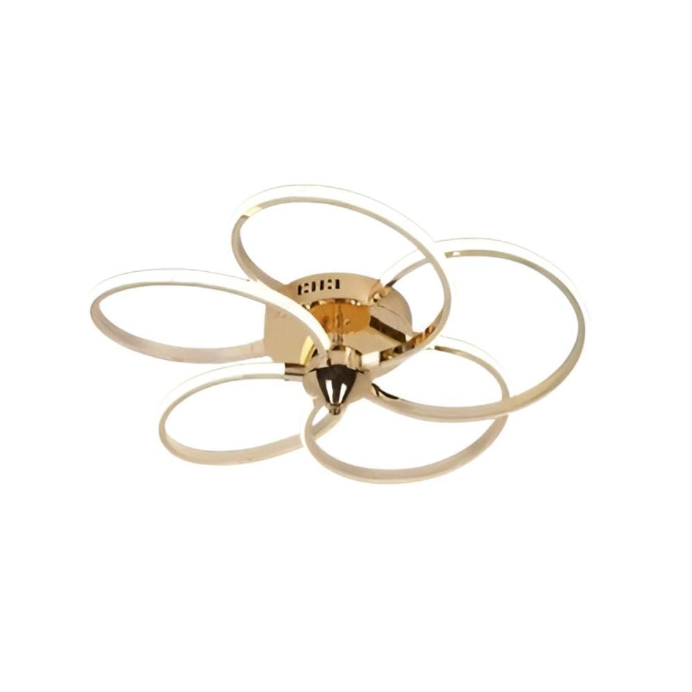 BRIGHT OBJECTIVES CEILING LAMP LED 16508-GD 3C 65 WATT x 2 GOLD WITH REMOTE CONTROL
