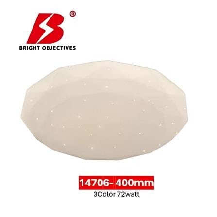 BRIGHT OBJECTIVES CEILING LAMP LED 14706-400 3C 72 WATT 40CM WHITE