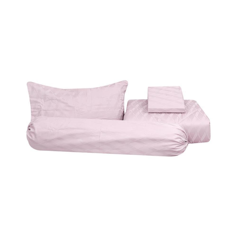 BEDDING SET 3.5FT 4PCS HOME LIVING STYLE MERCY PINK [EXCLUSIVE FROM HOMEPRO THAILAND]