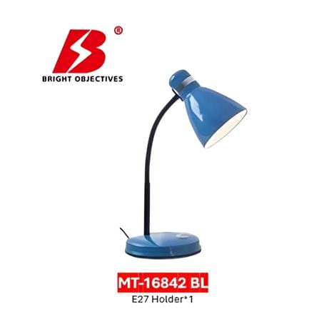 BRIGHT OBJECTIVES DESK LAMP MT-16842 BL E27 BLUE