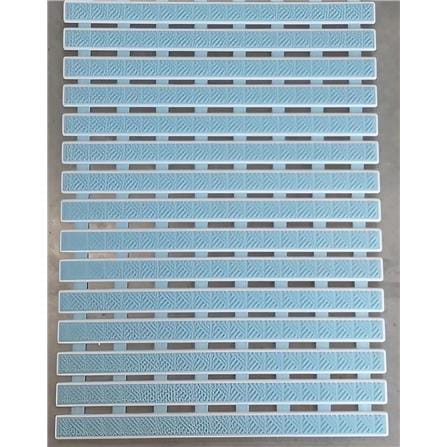 MOYA BATHMAT NON-SLIP HD0255-LIGHT BLUE 68.5X38X0.35CM