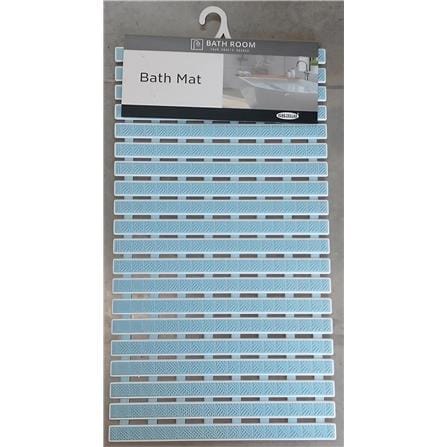 MOYA BATHMAT NON-SLIP HD0255-LIGHT BLUE 68.5X38X0.35CM