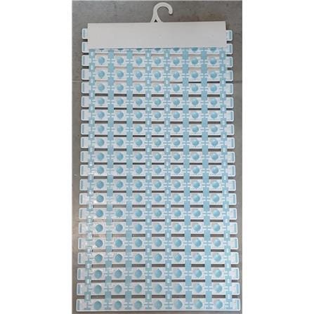 MOYA BATHMAT NON-SLIP HD0255-LIGHT BLUE 68.5X38X0.35CM